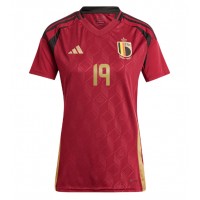 Belgicko Johan Bakayoko #19 Domáci Ženy futbalový dres ME 2024 Krátky Rukáv